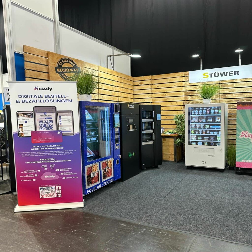 eurocis 2024 stand with vendingmachines from stuewer