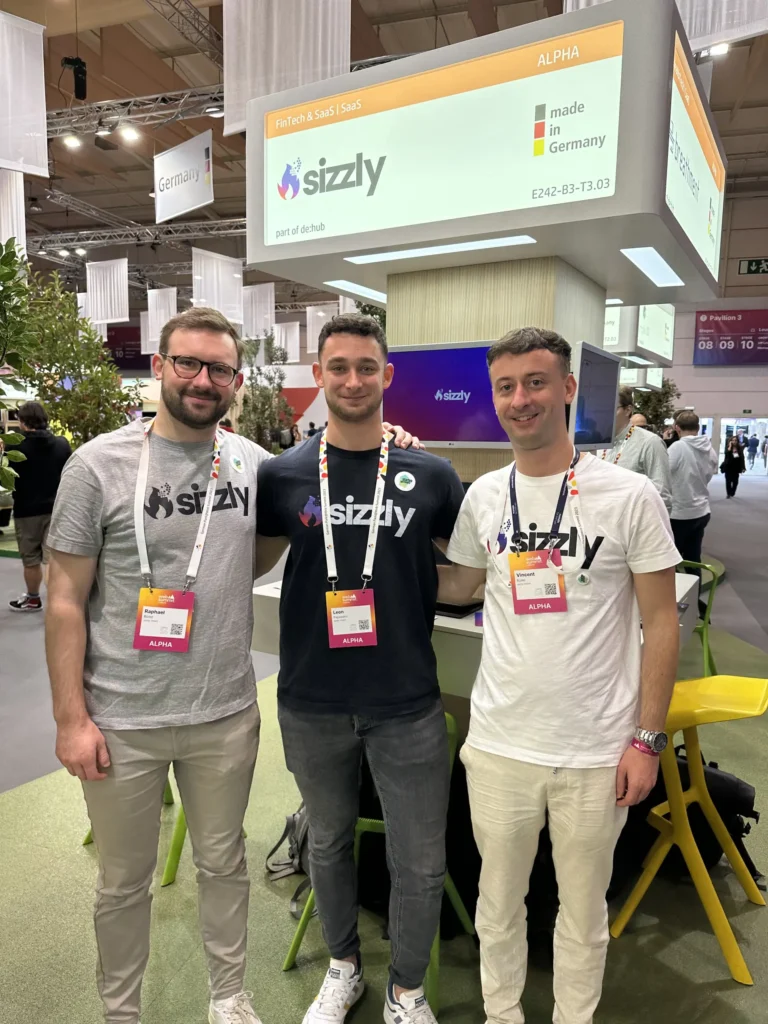 sizzly founders at websummit