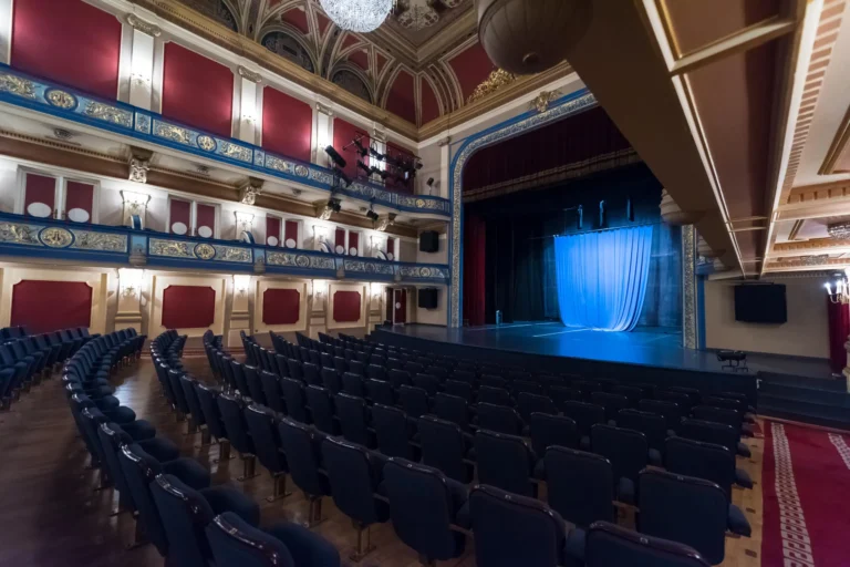 empty theater with stage