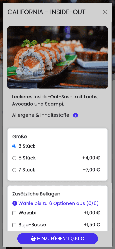 Device Frame Inhalt