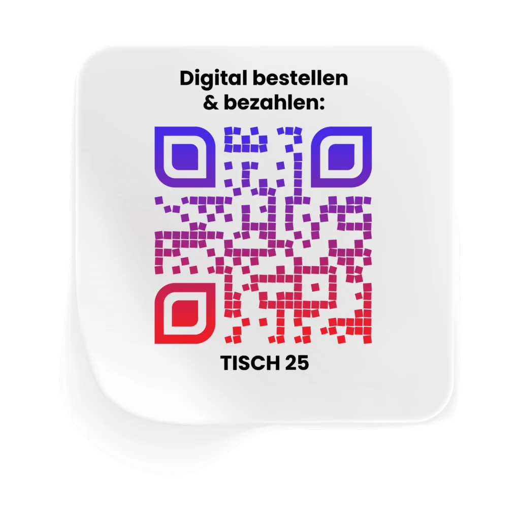 sticker with sizzly qr-code to order